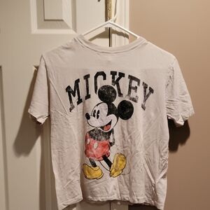 H&M Mickey Mouse Kids T-Shirt - White and Red